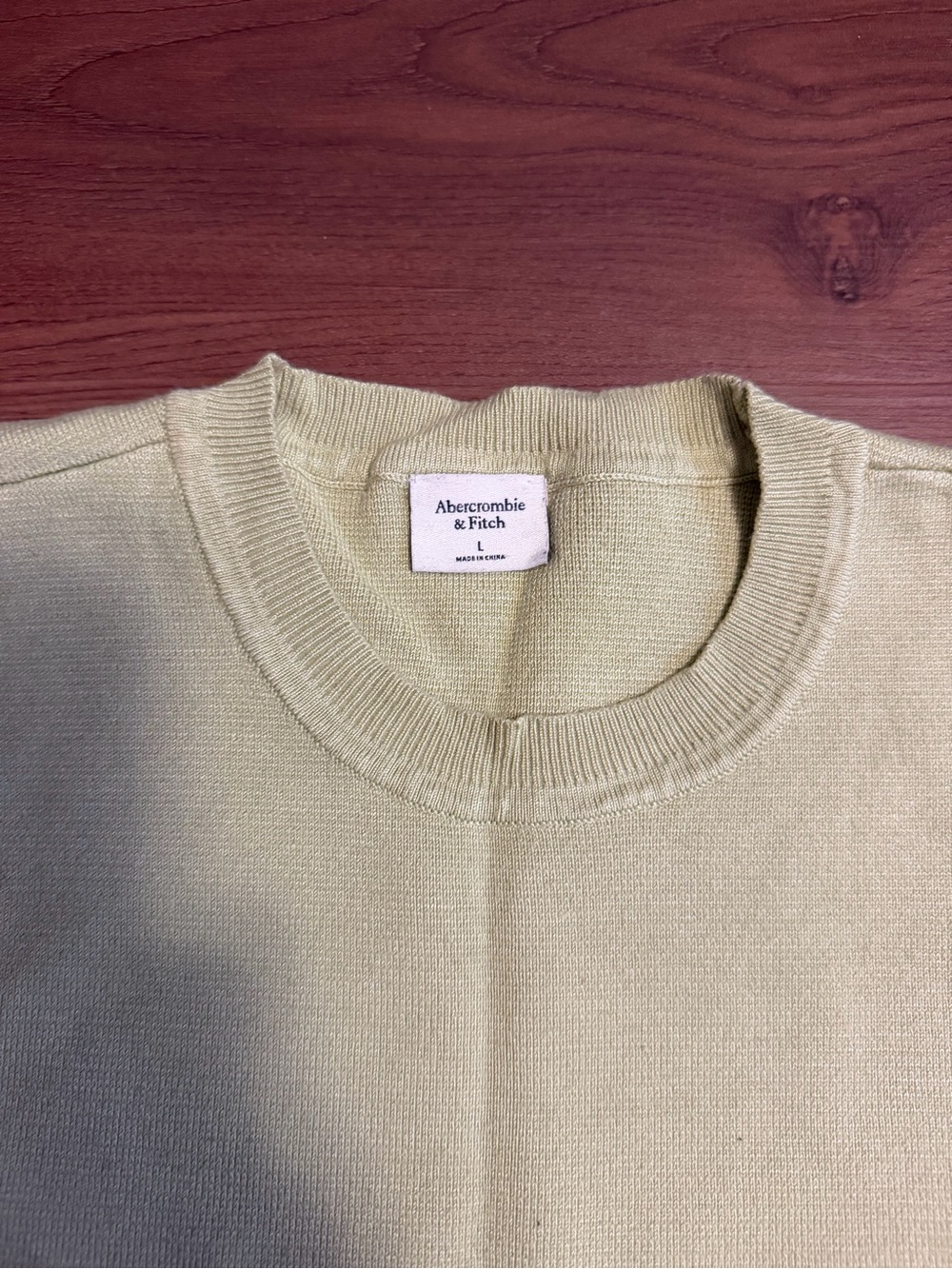 Abercrombie & Fitch Sleeveless Knit Tank in Pale Green - Picture 2 of 2